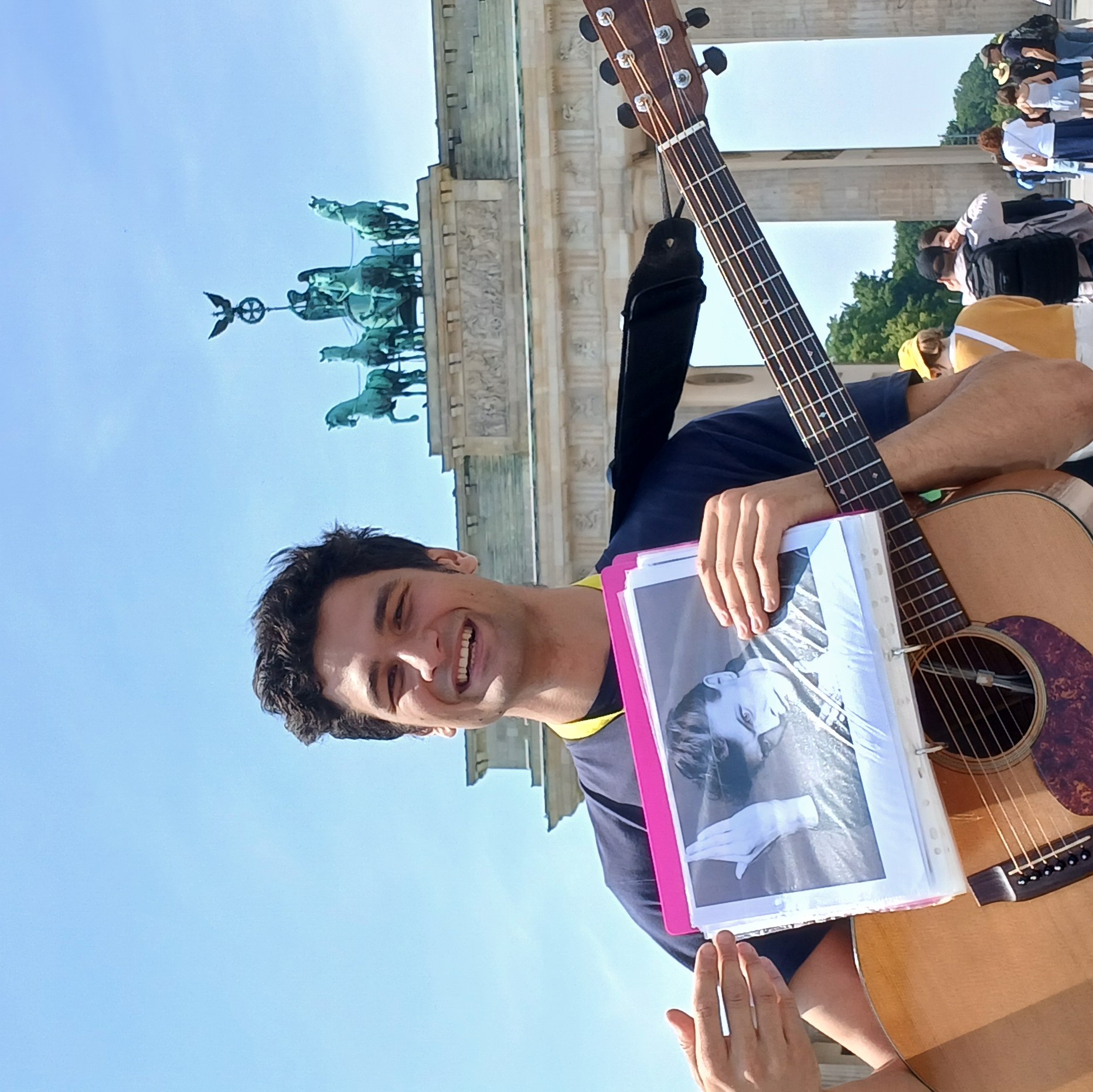 Live guitar performance